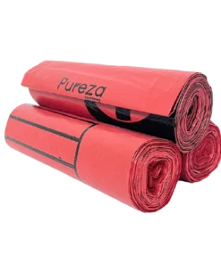 Bolsas Rollo Rojo – Sin Logo Dobladas (10 bolsas)