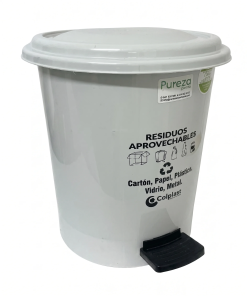 Alternative view of Papelera con Pedal Redonda 12LTS