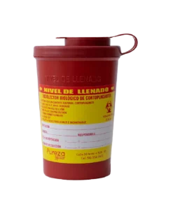 Recolectores de Cortopunzantes 0.6 lts