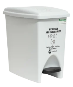 Alternative view of Papelera con Pedal Rectangular 12LTS