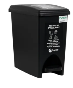 Papelera con Pedal Rectangular 12LTS