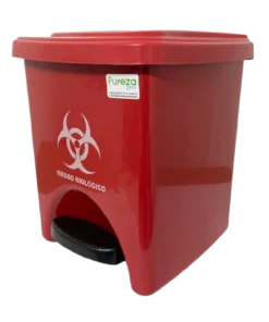 Alternative view of Papelera con Pedal Cuadrada 22LTS