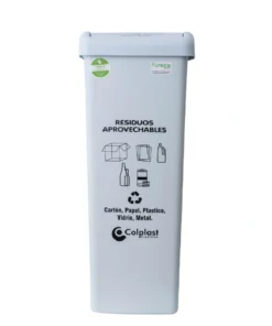 Alternative view of Papelera con Tapa Vaivén 55 Lts