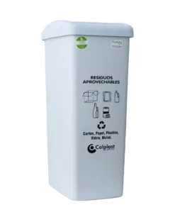 Papelera con Tapa Vaivén 55 Lts