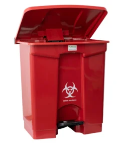 Papelera con Pedal Cuadrada 60 Lts