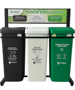 Punto Ecológico 3 puestos 55LTS