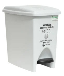 Alternative view of Papelera con Pedal Rectangular 12LTS