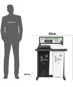 Alternative view of Punto Ecológico 2 puestos 55LTS
