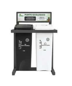 Punto Ecológico 2 puestos 55LTS