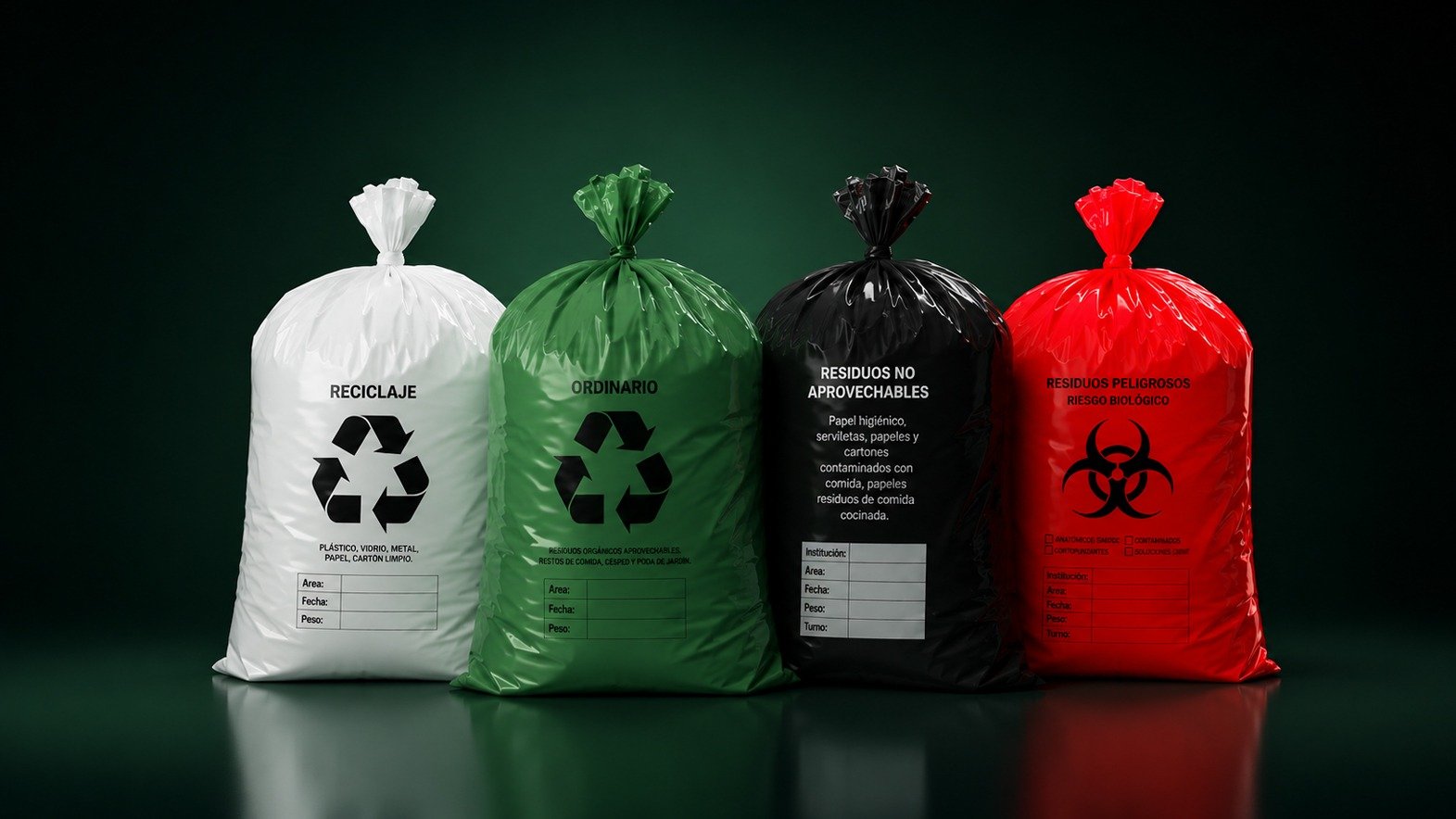Bolsas certificadas Pureza